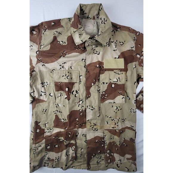 USGI Army Jacket/Shirt Large X Long 6 Color Chocolate Chip Desert Camo - Picture 2 of 7